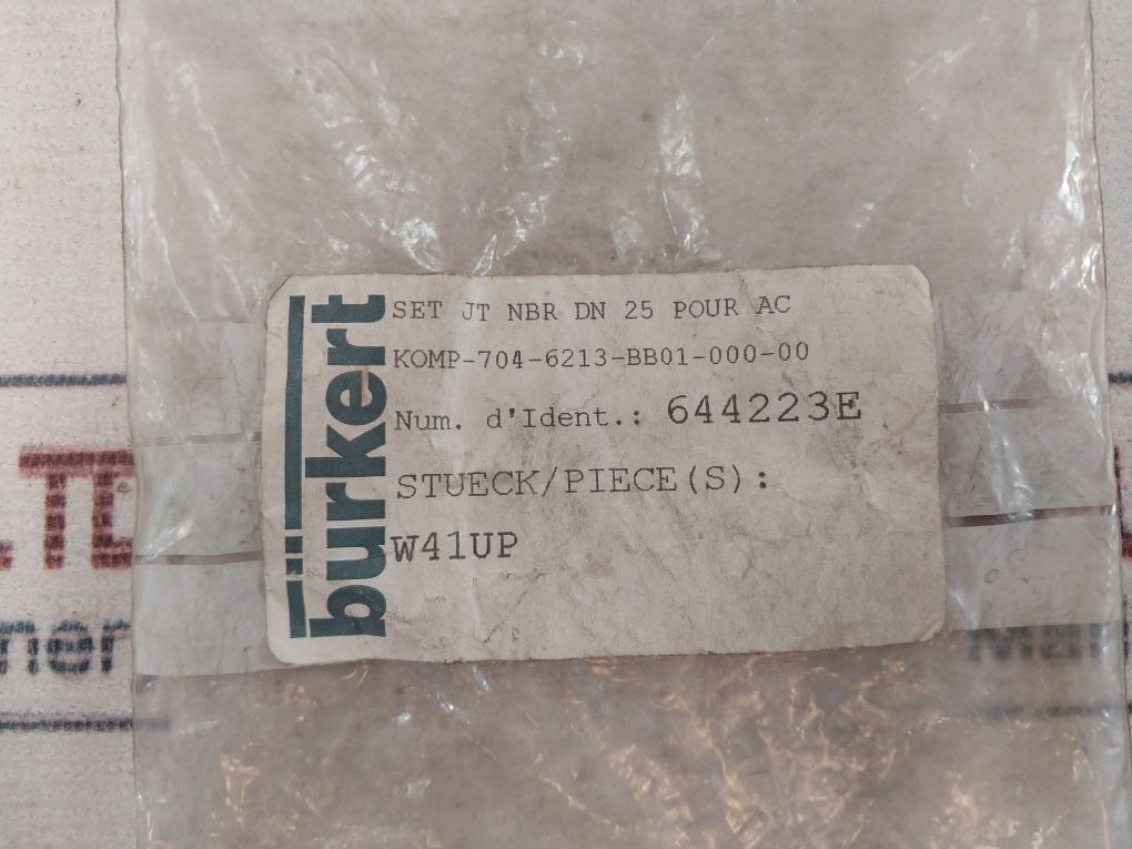 Burkert 644223E Repair Kit