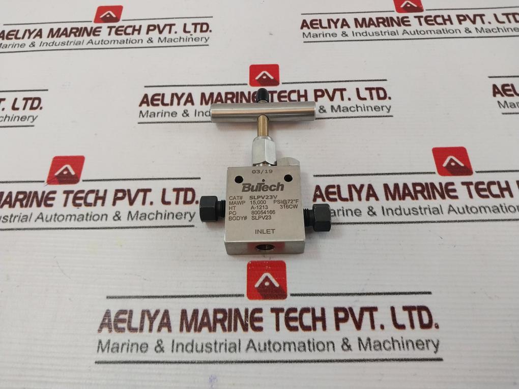 Butech Slpv23V Low, Medium & High Pressure Valves Aeliya Marine Tech
