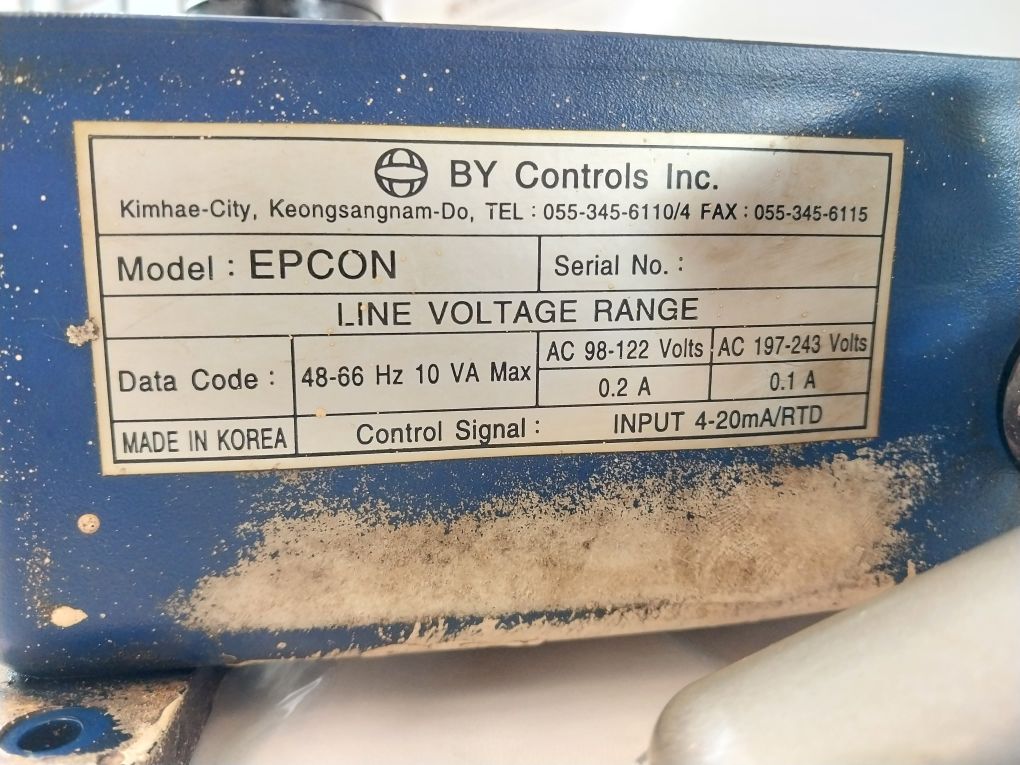 By Controls Epcon Electro-pneumatic Controller