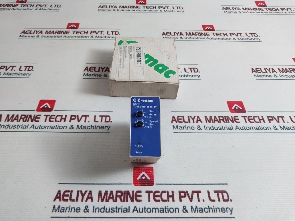 C-mac Rr10 -1-0-024-200 Tachometer Relay