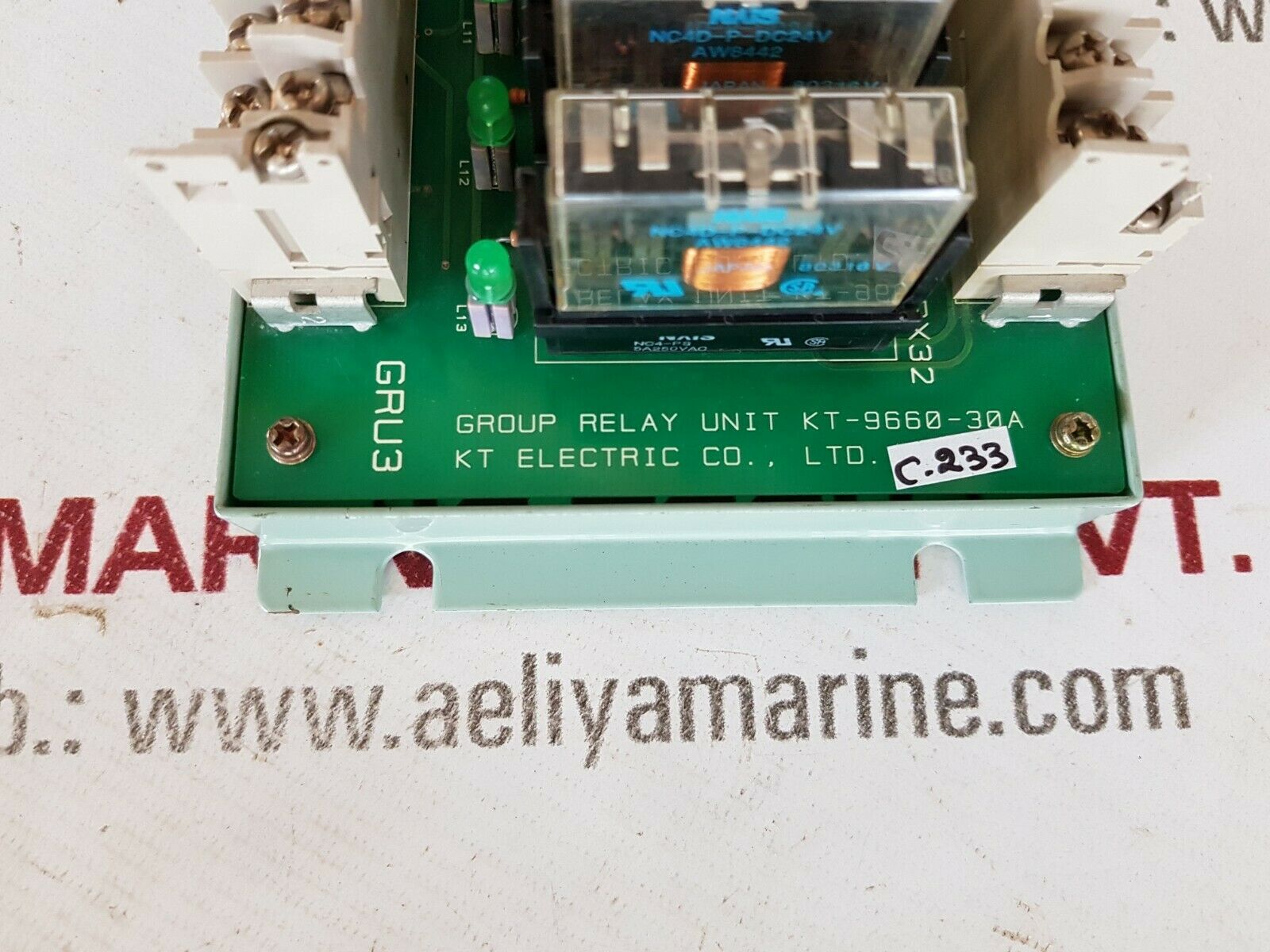 Kt electric kt-9660-30a group relay unit