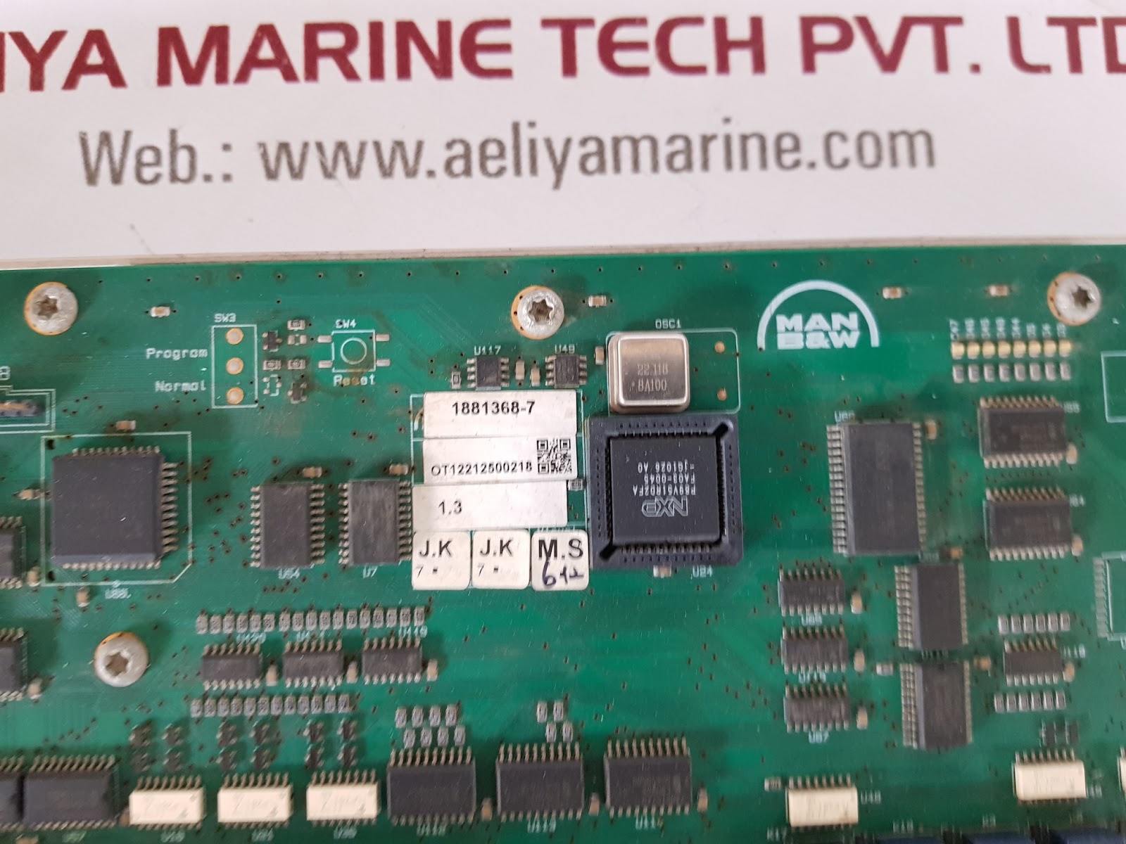 man b&w 1211636-9 backup control unit