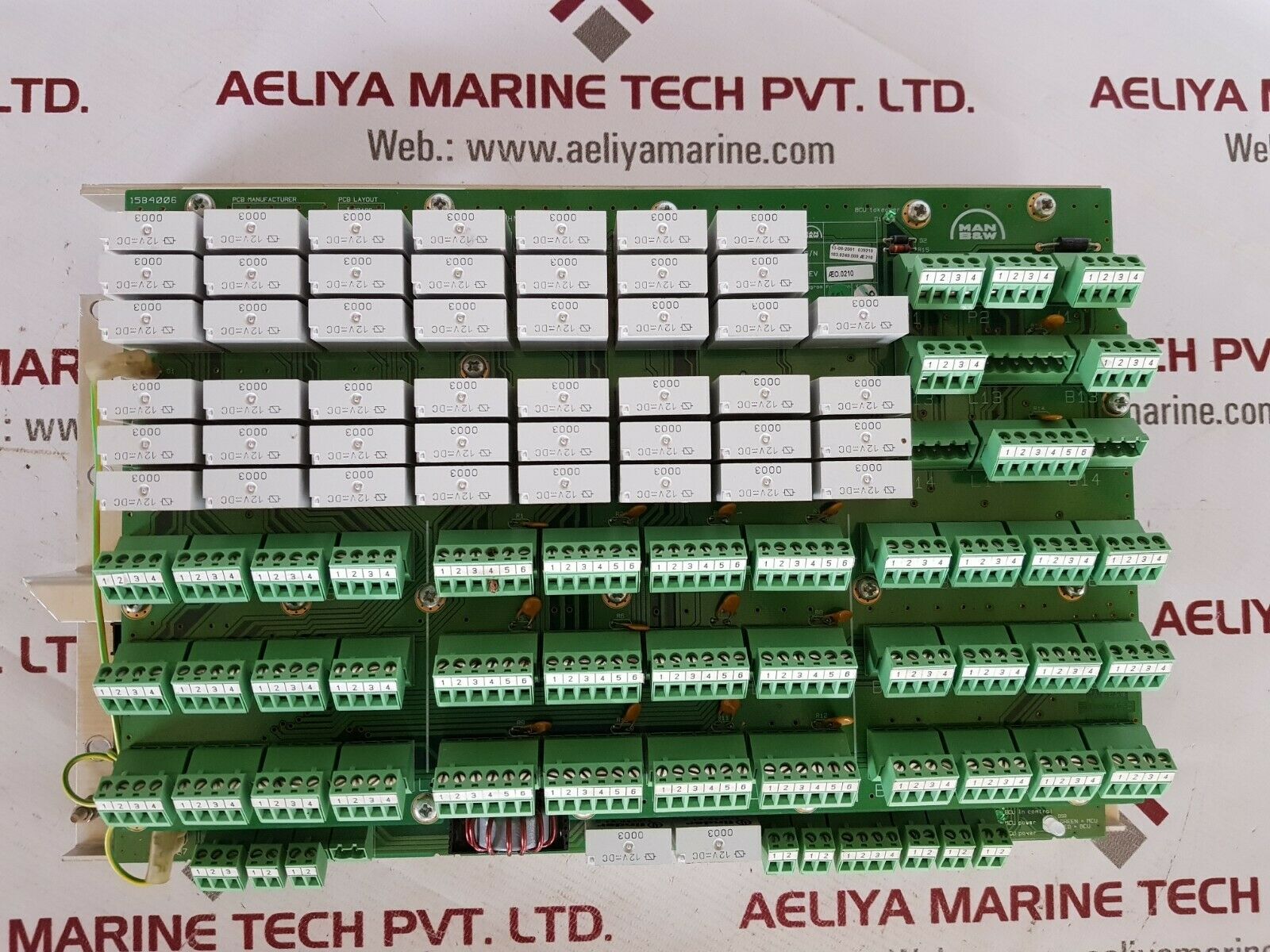Man b&w 3157168-7 switch board unit
