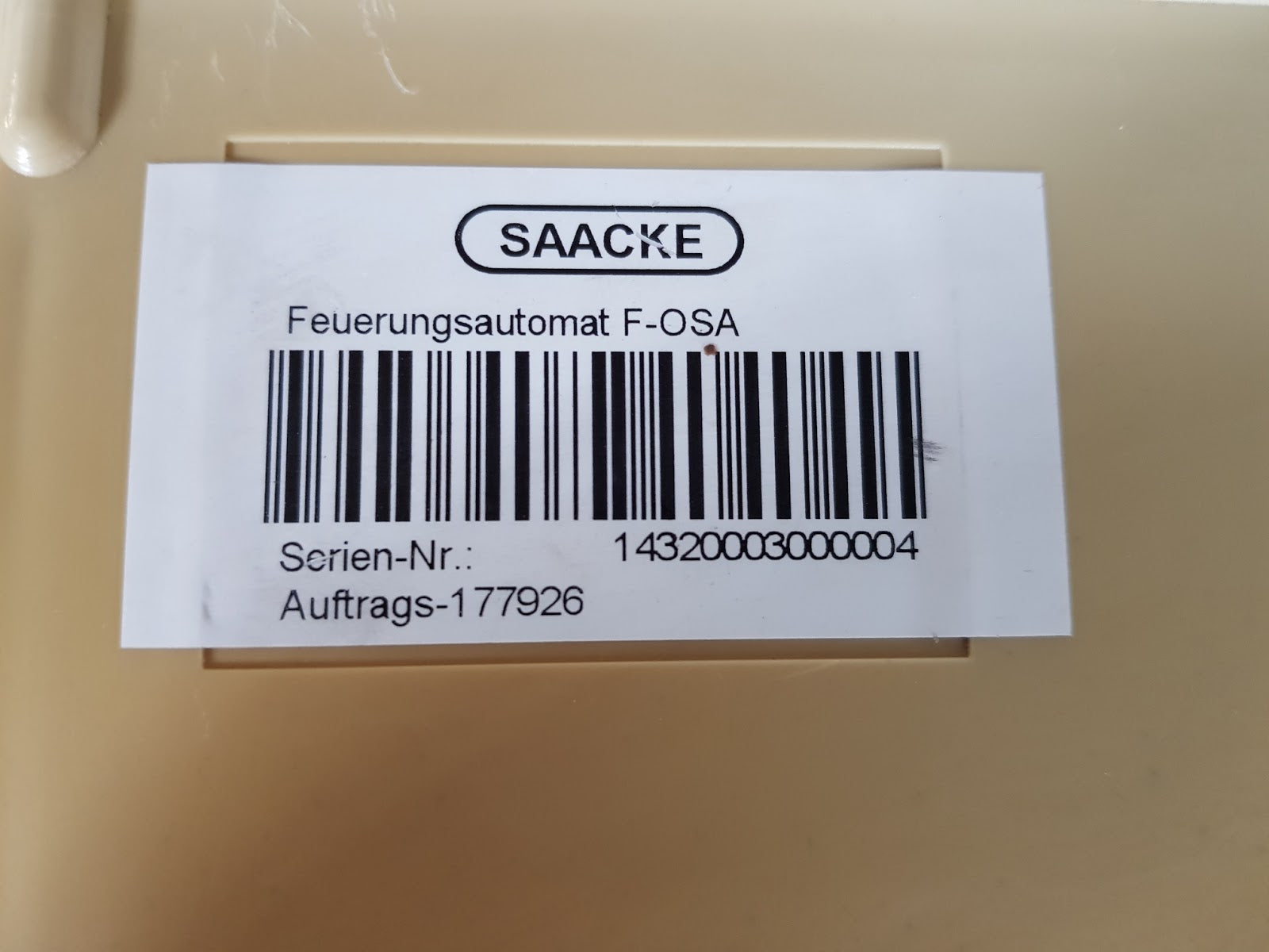 saacke bremen f-0sa controller