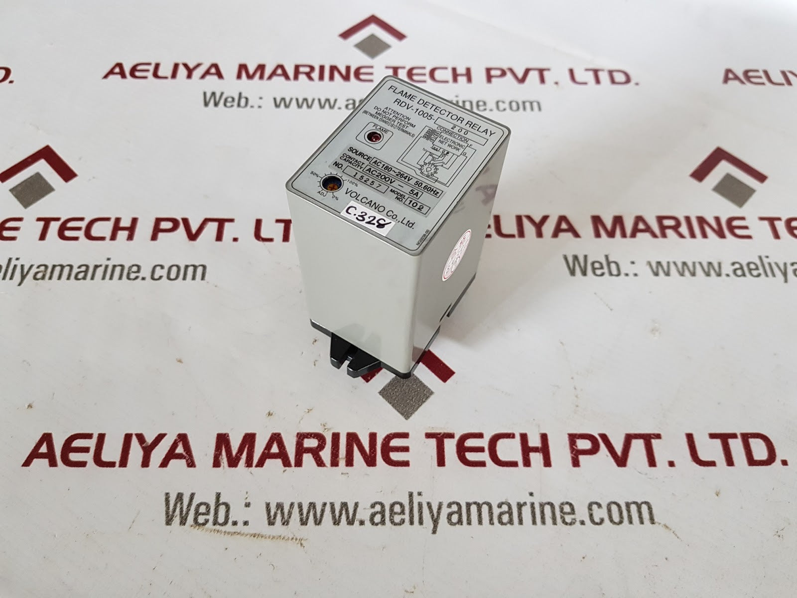 volcano rdv-1005-200 flame detector relay