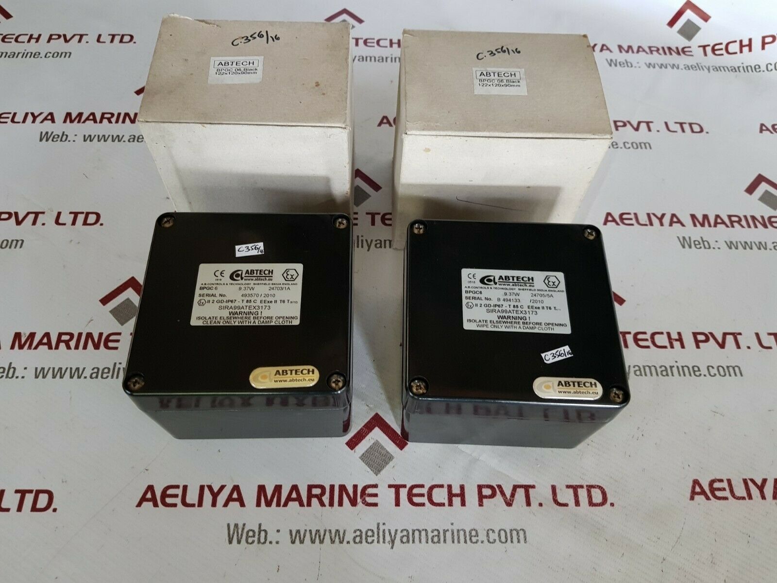 Abtech sira99atex3173 enclosure
