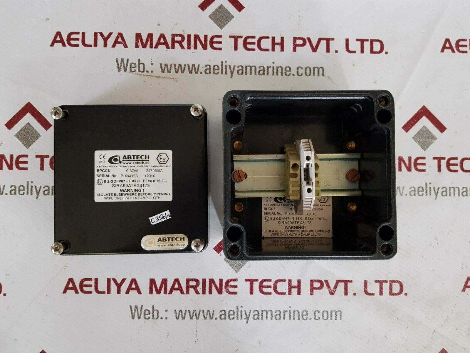 Abtech sira99atex3173 enclosure