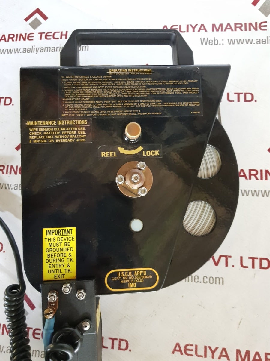 Mmc d-2401-2 flexi-dip oil ullage interface gauging tape 100 feet ee probe