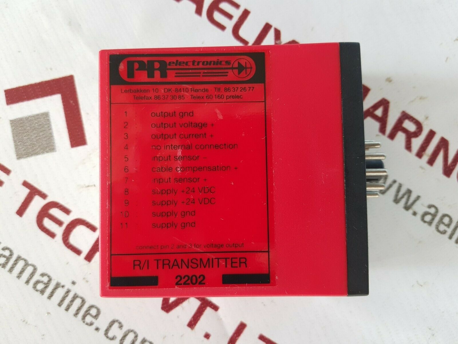 Pr electronics 2202 r/i transmitter