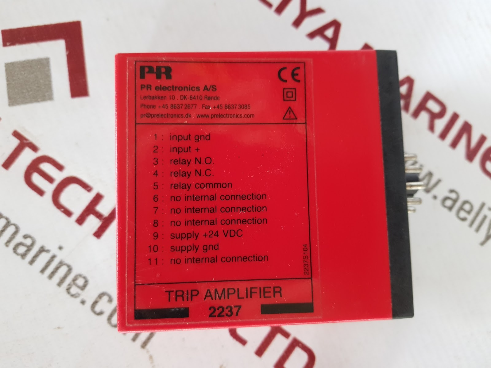pr electronics 2237 trip amplifier 24v