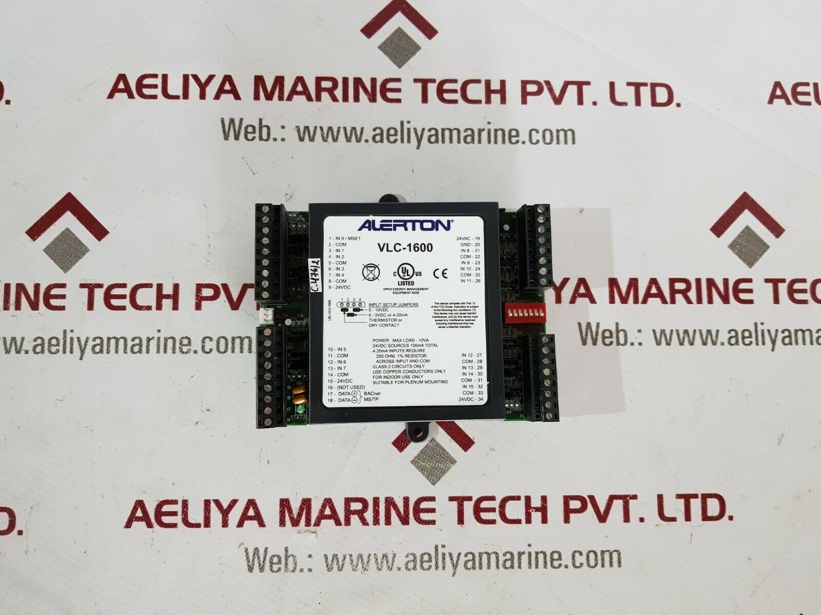 Alerton bactalk vlc-1600 input monitoring controller