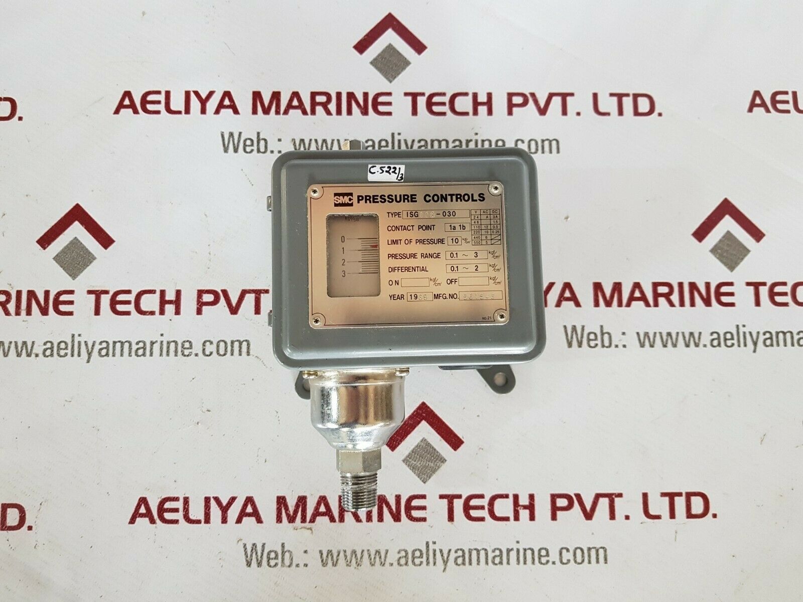 Smc isg110-030 pressure controls