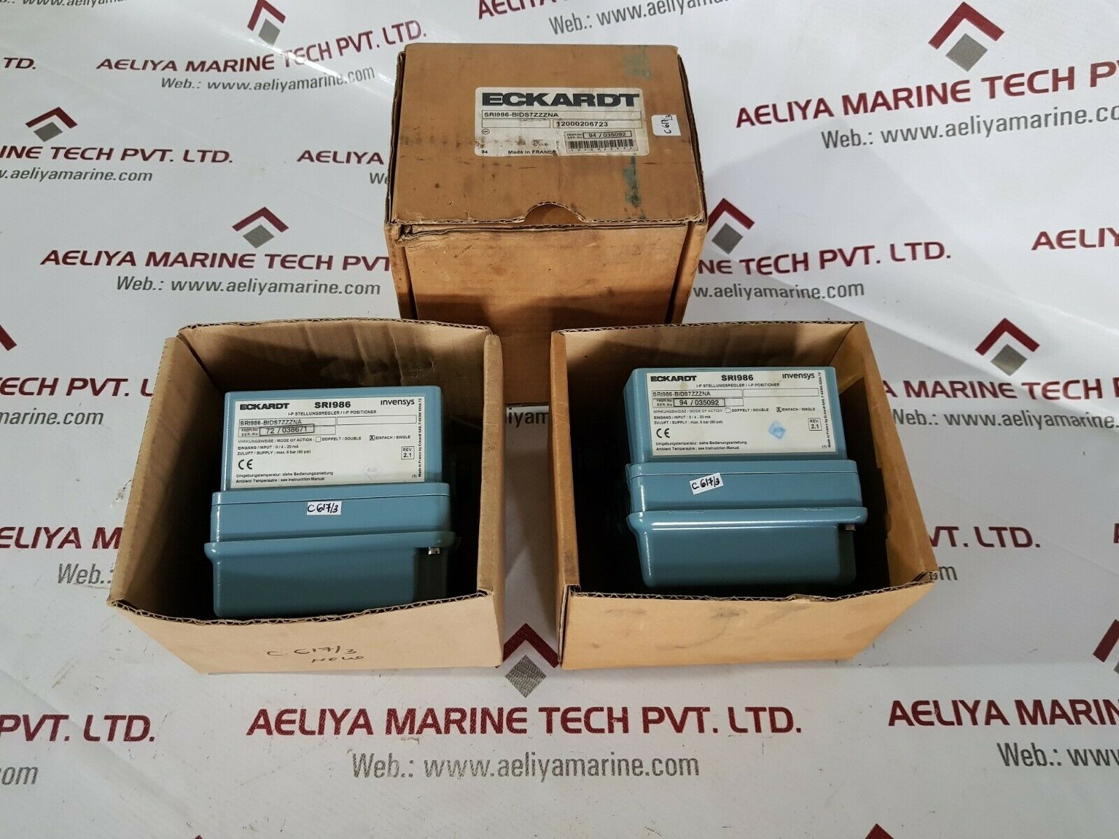 Eckardt sri986-bids7zzzna electro pneumatic