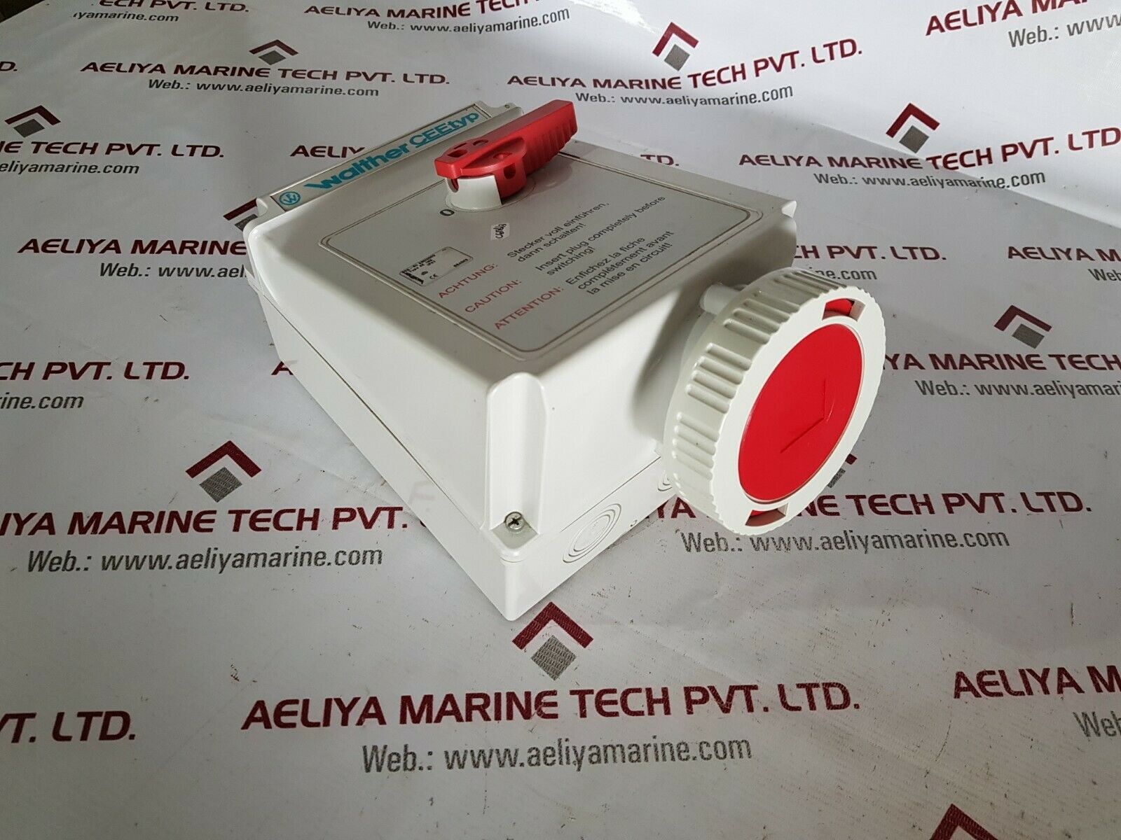 Walther wall socket ae 169 socket double lock 63a-6h 230/400v~