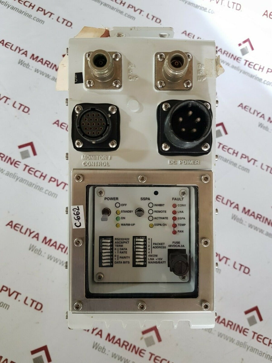 Codan 5700 c-band converter options 2/w/d 42-72v dc 1.1a max