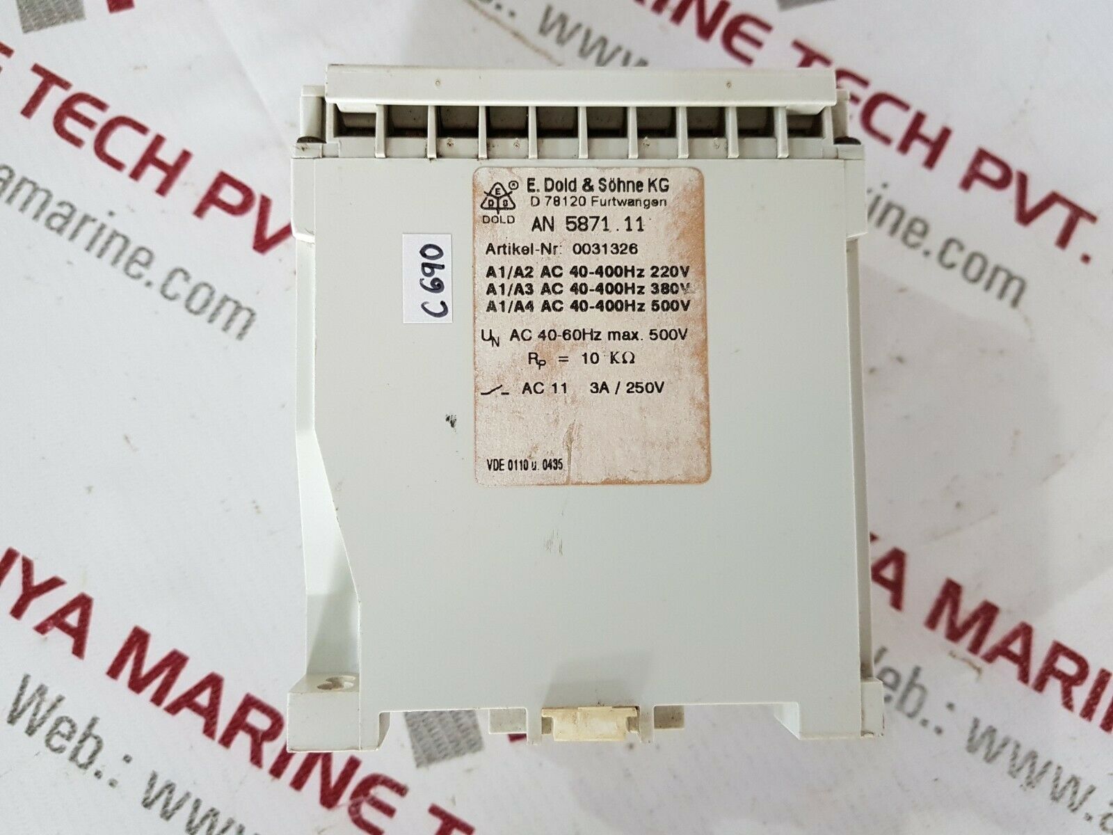 E.dold & sohne d78120 insulation monitor varimeter an5871