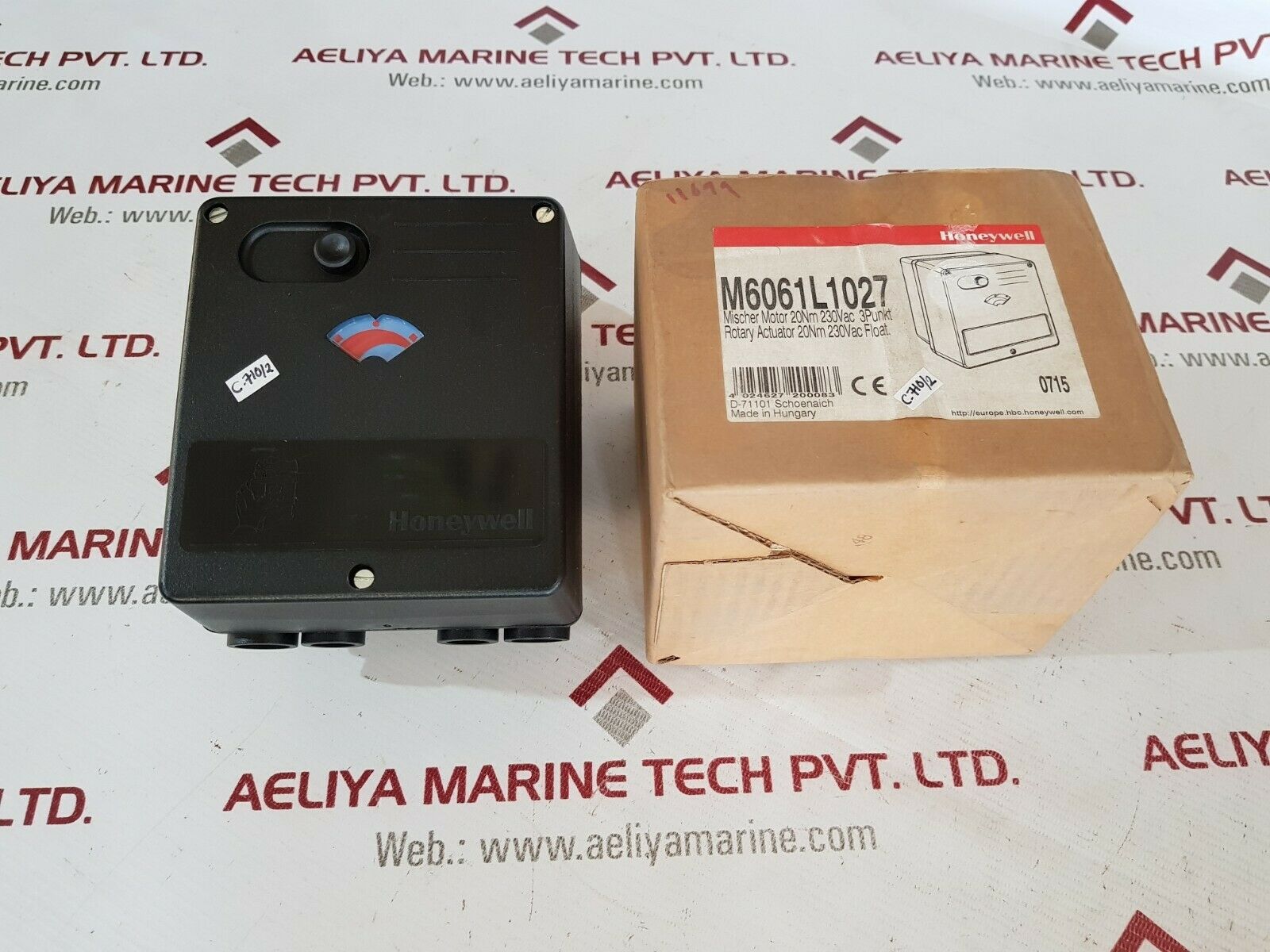 Honeywell m6061l1027 standard line rotary valve actuator