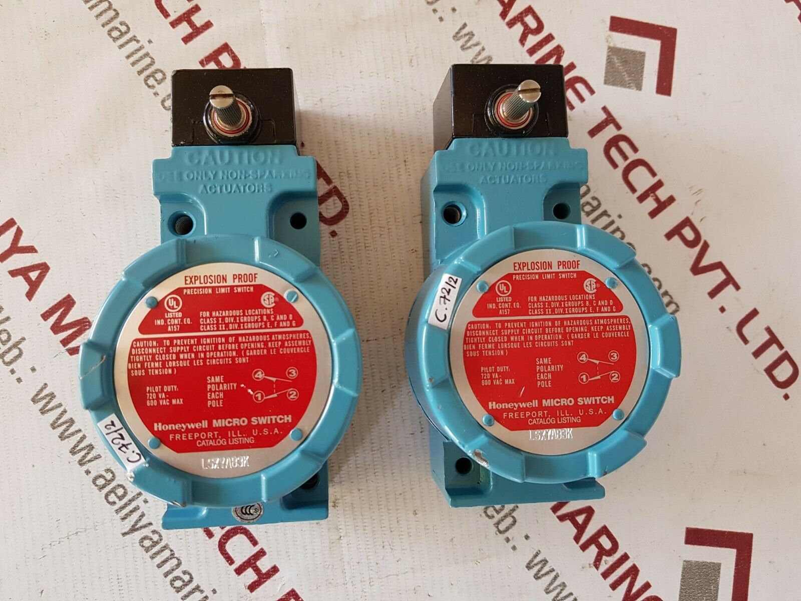 Honeywell lsxyab3k explosion proof precision limit switch