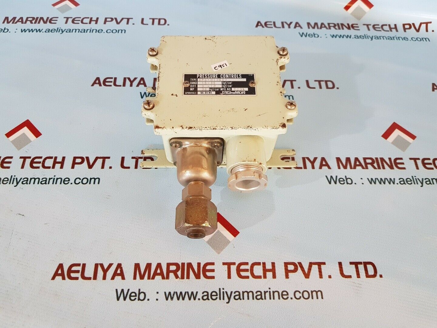 Saginomiya sps-h1 35wu pressure controls