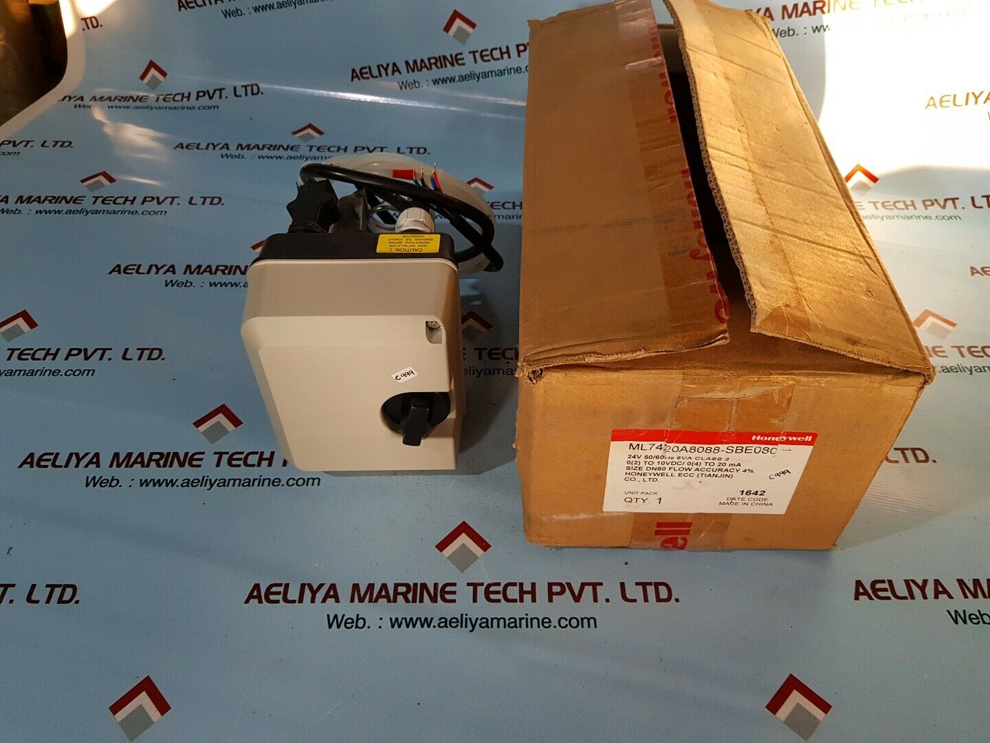 Honeywell ml7420a8088-sbe080 electric actuator assembly