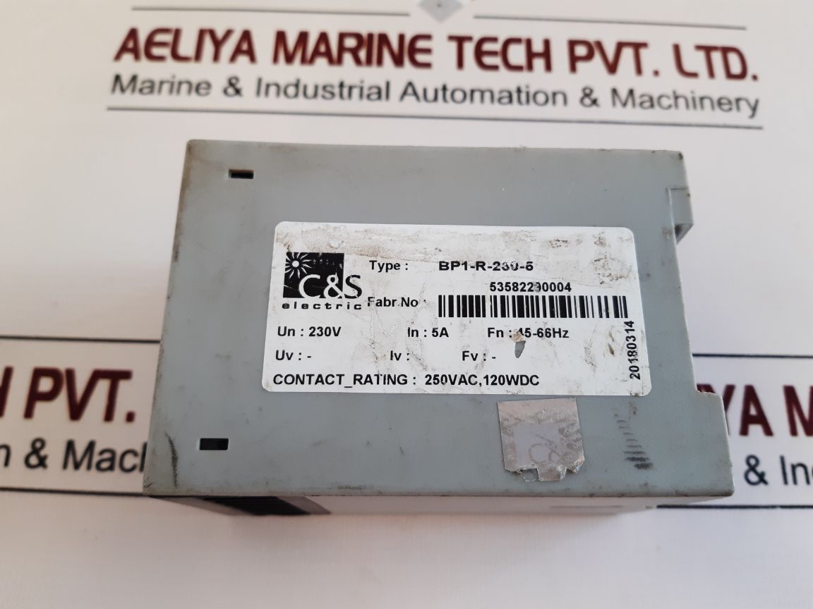 C&S Electric Bp1-r-230-5 Reverse Power Relay