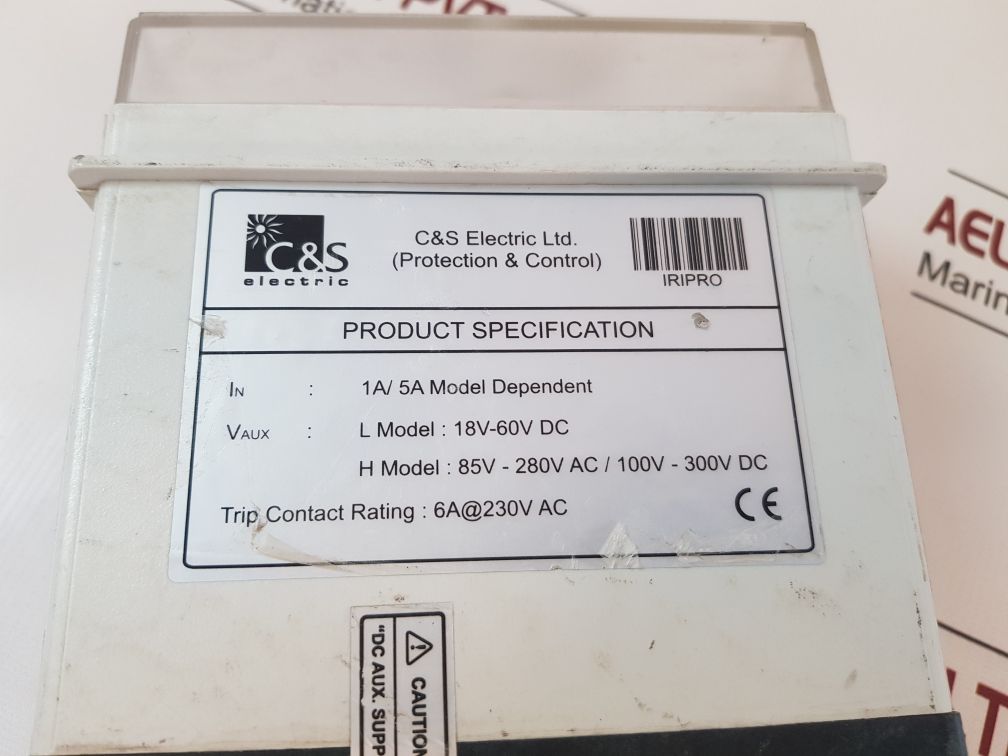 C&S Electric Iri Pro-v3 Current Protection Relay Iripro-v3-eo-v-l-5-5