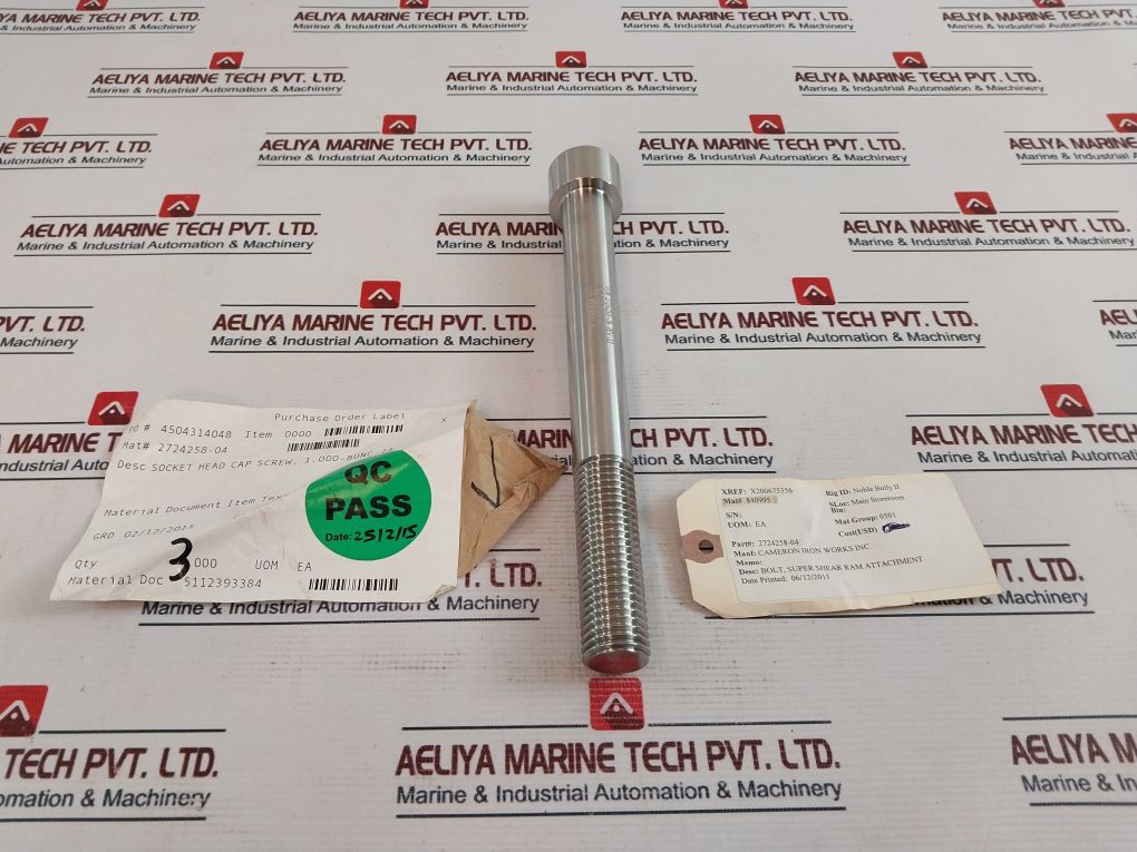 Cameron 2724258-04 Head Socket Cap Screw