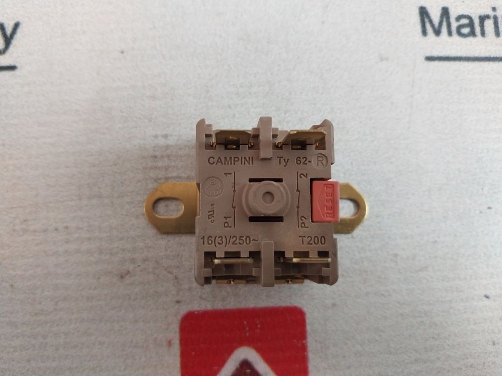 Campini Ty 62-r Bipolar Safety Thermostat 120°C