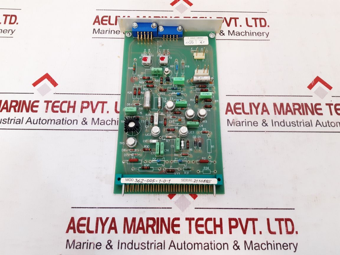 Carlo Gavazzi 362-005-1-0-1 F/V Signal Transducer Card