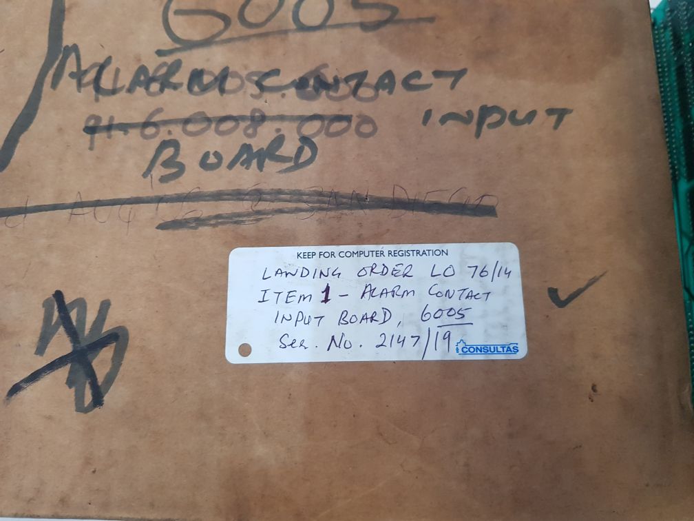 Carlo Gavazzi 6005 Input Board
