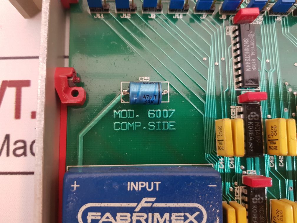 Carlo Gavazzi 6007 Pcb Card 164032-4