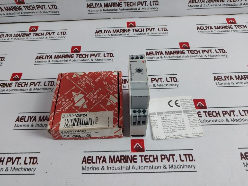 Carlo Gavazzi Dbb01Dm24 True Delay On Release Timer Ip20