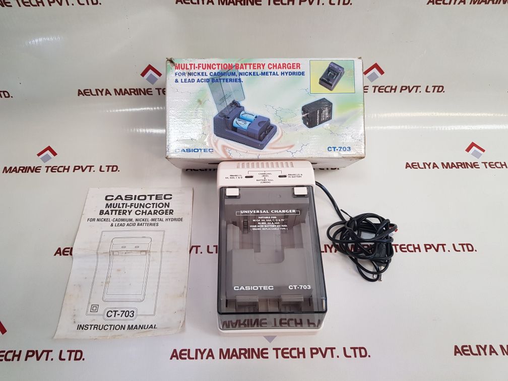 Casiotec Ct-703 Universal Battery Charger
