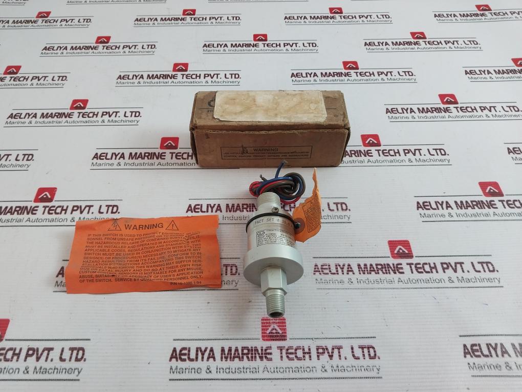 Ccs 611G8005 Pressure Switch 1000 Psig (69 Bar)