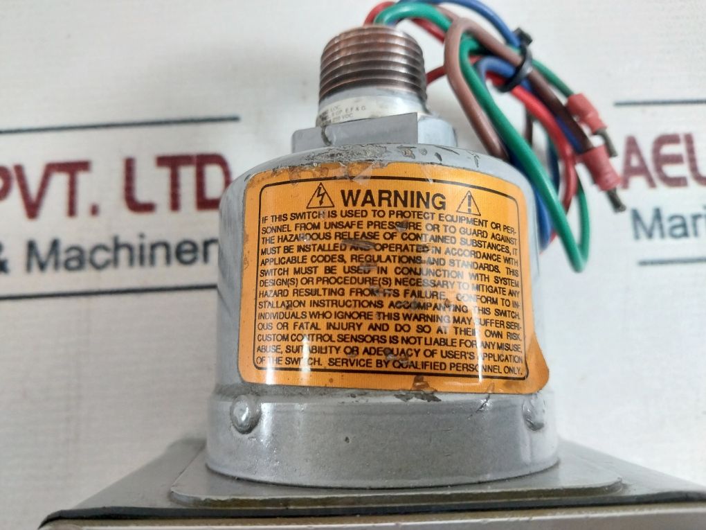 Ccs 646Gze7-7011 Pressure Switch 15 Amps