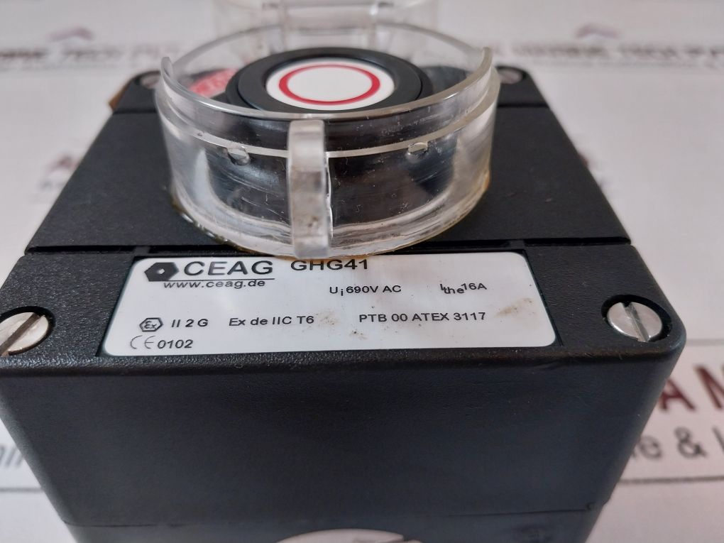 Ceag Ghg41 Start Stop Push Button
