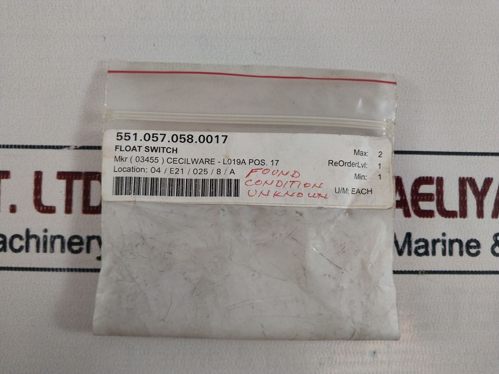 Cecilware L019A Float Switch