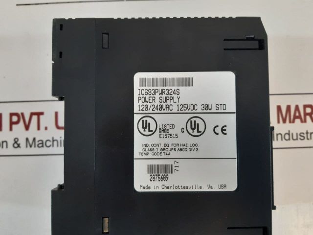 Cegelec Alspa C80-35 Programmable Controller Ic693Pwr324S