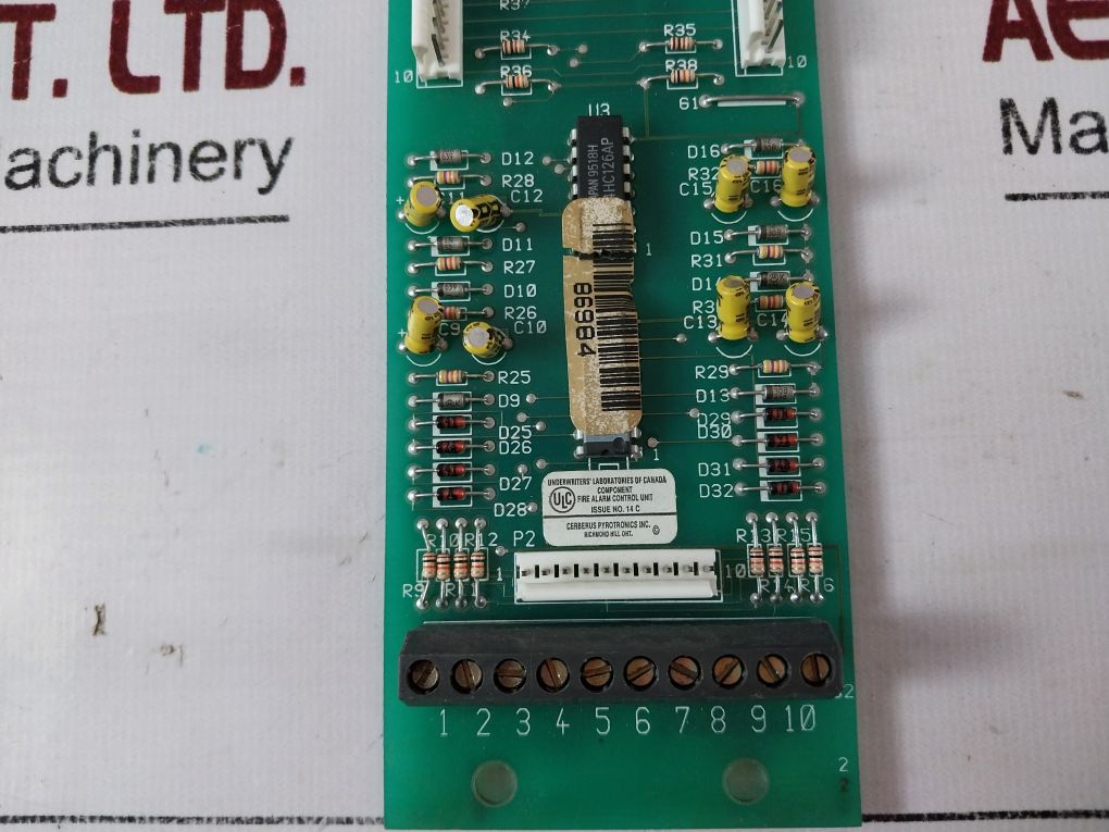 Cerberus Pyrotronics 580-191745-2 Fire Alarm Control Unit Card