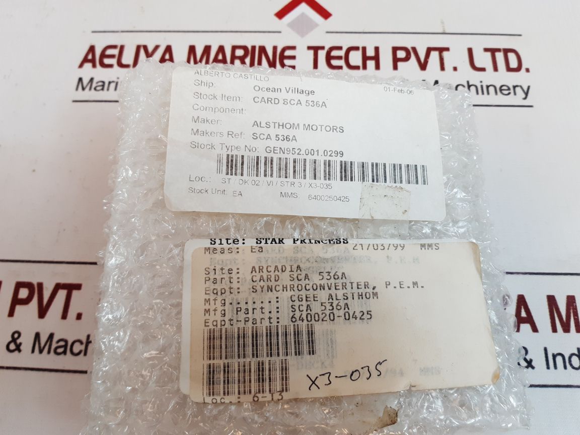 Cgee Alsthom 50.723 536 B Sca 536 A