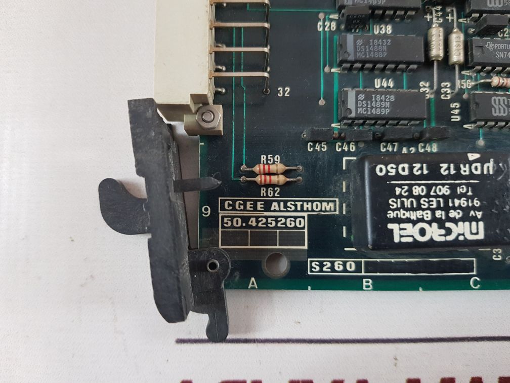 Cgee Alsthom S260 Module 50.825.260 B