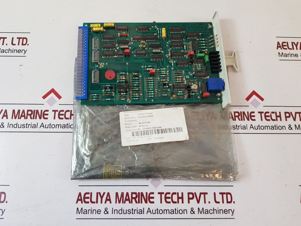 Cgee Alsthom Sca213 Card 50.723 213 A