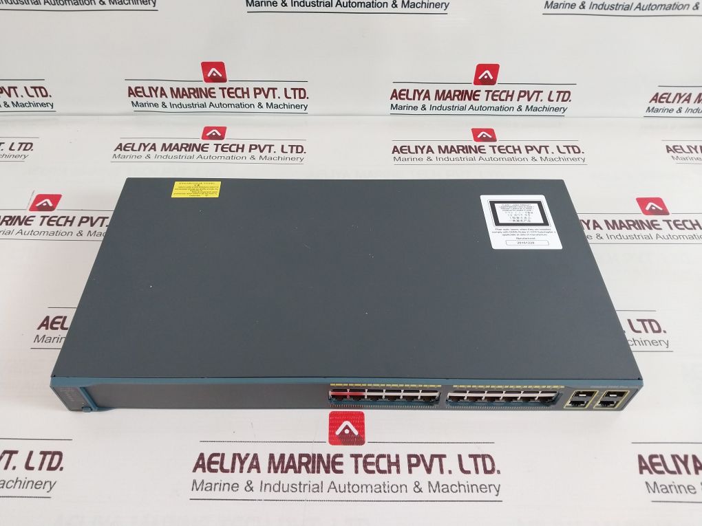 Set Cisco Catalyst 2960 Plus Series Ws-c2960+24Tc-1 Switch 100-240V