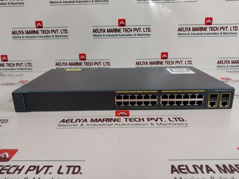 Set Cisco Catalyst 2960 Plus Series Ws-c2960+24Tc-1 Switch 100-240V