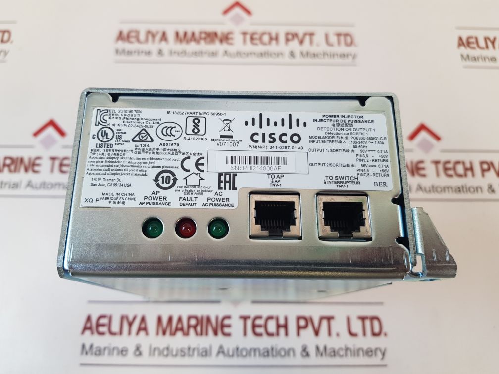 Cisco Poe80U-560(G)-c-r Power Injector Set