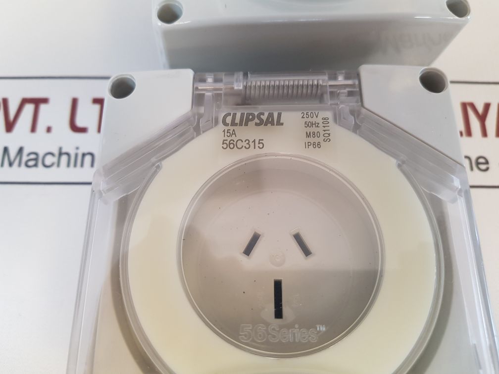 Clipsal 56C315 Grey Switched Socket Outlet