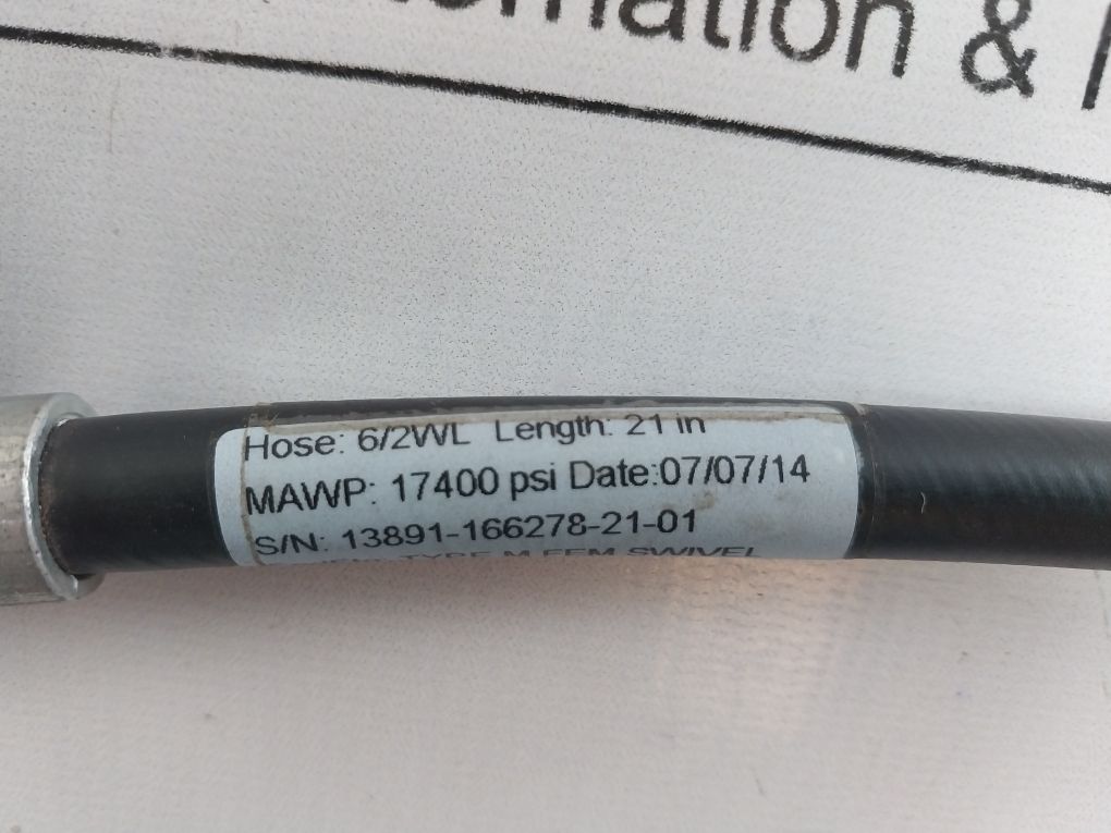 Lot of 2x Clover S20757-1.75 Hose Assy