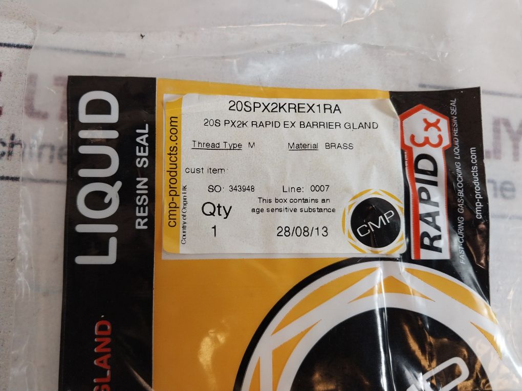Cmp 20Spx2Krex1Ra Brass Cable Gland Ip66