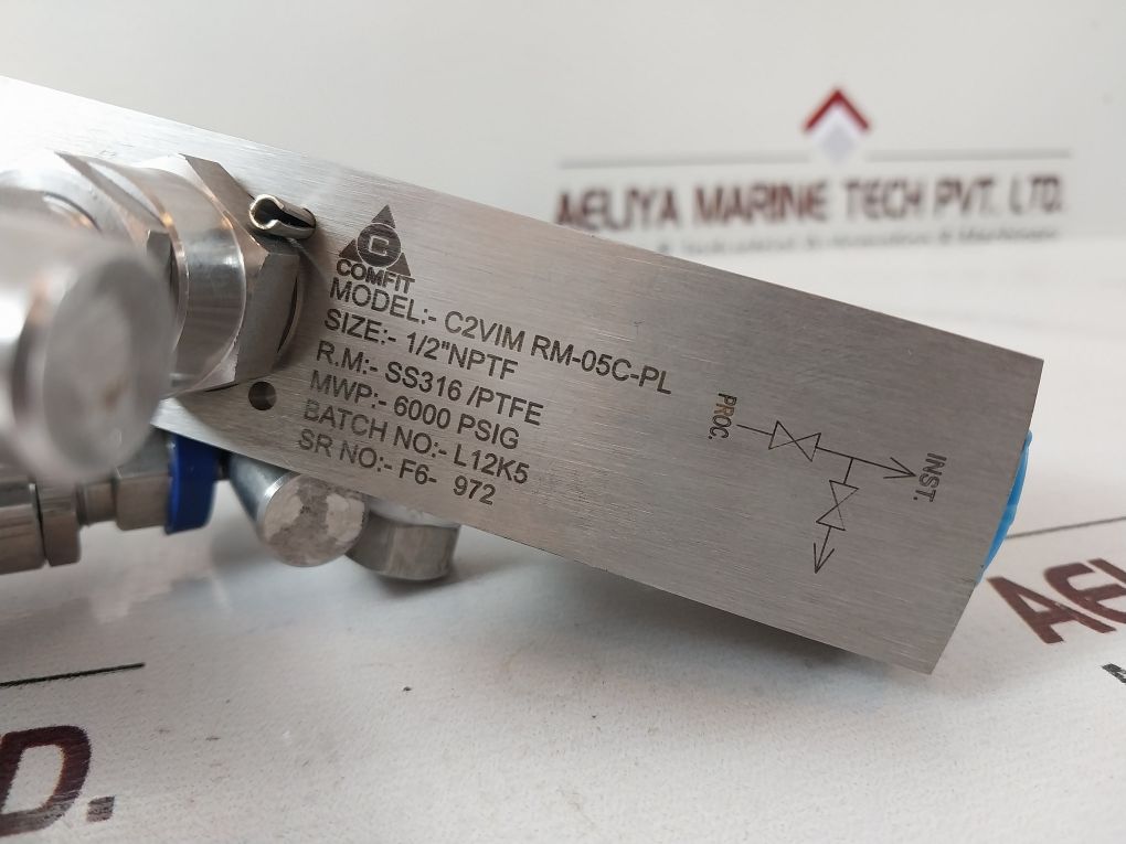 Comfit C2Vim Rm-05C-pl 1/2" Nptf Valve