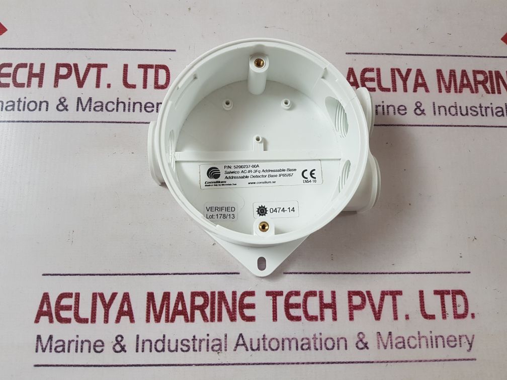 Consilium Salwico 5200237-00A Ac-ir-3Fq Addressable Base 0474-14